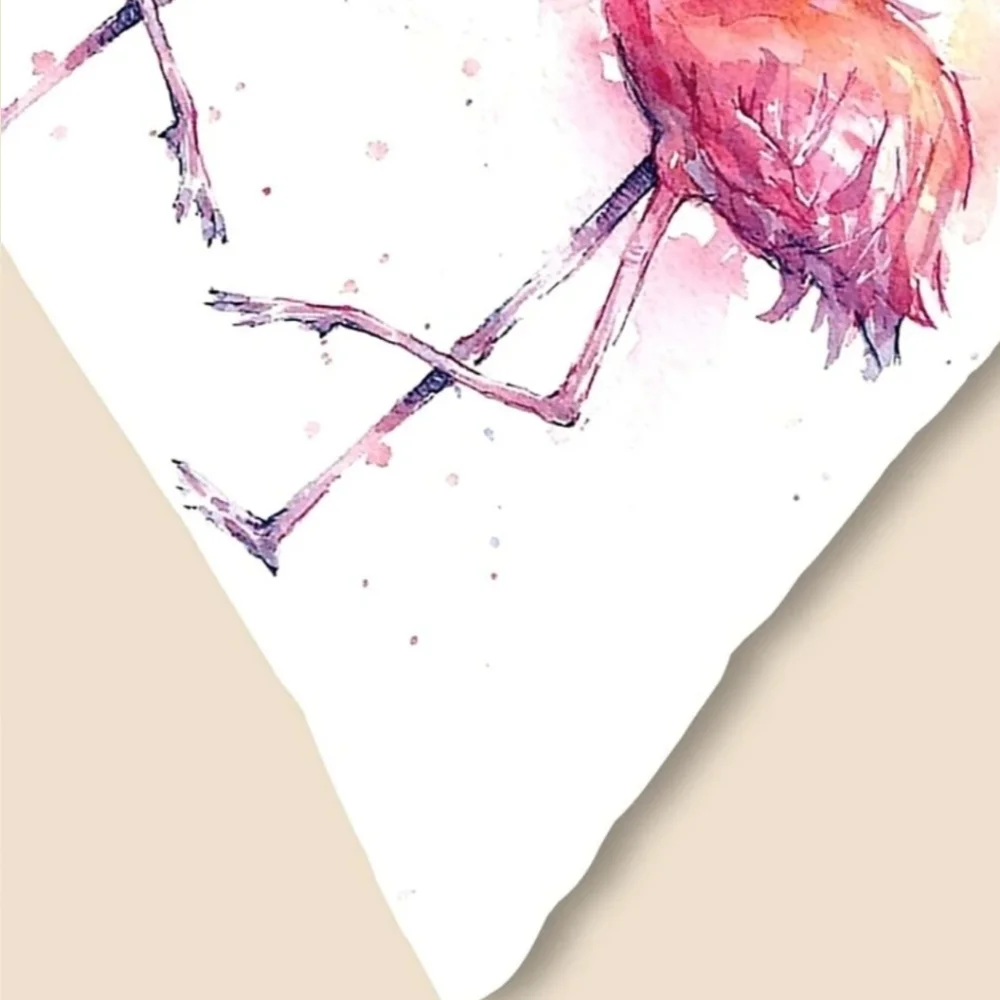 New Pink Flamingos Pillow Cover
